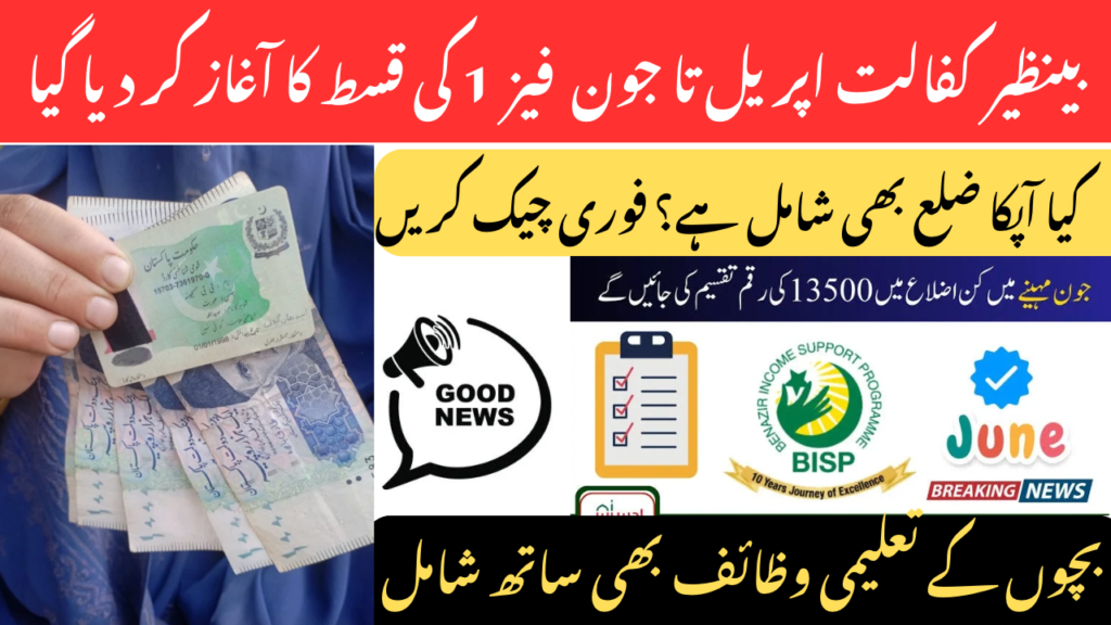 8171 check online CNIC for BISP 13500 And Check Final District List Online